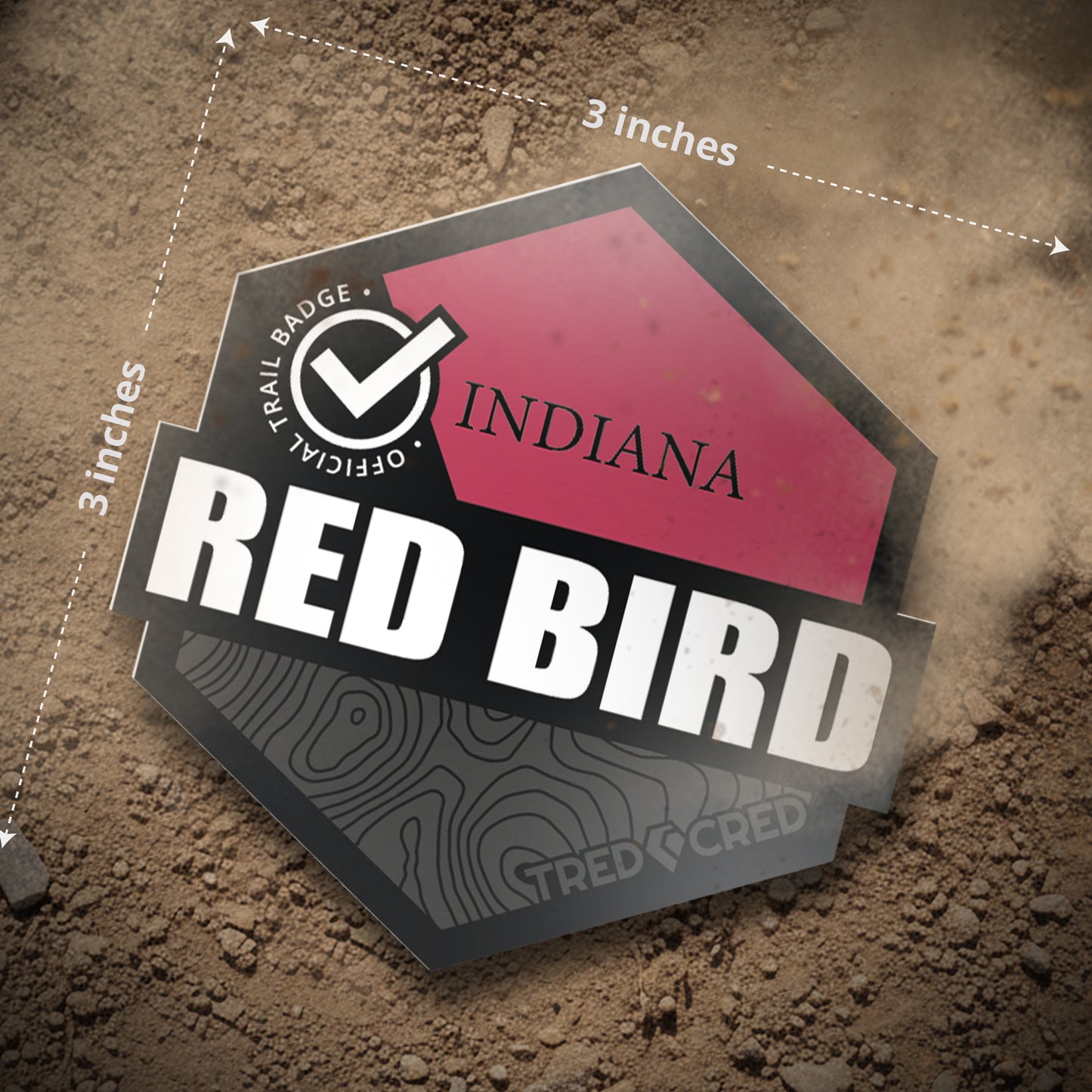 Sticker: Red Bird