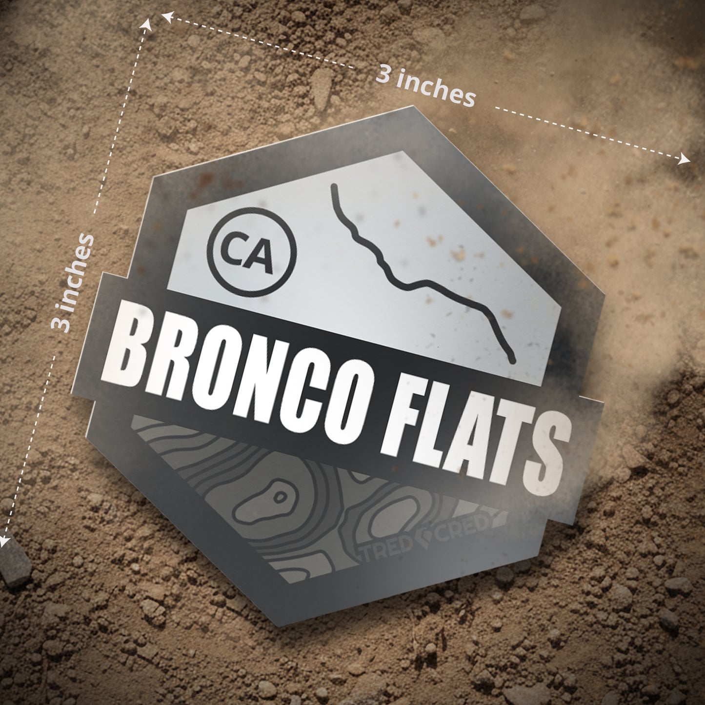 Sticker: Bronco Flats