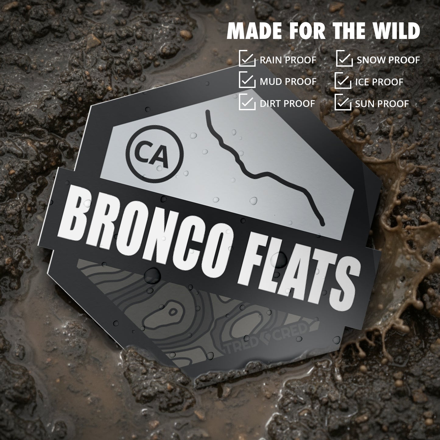 Sticker: Bronco Flats