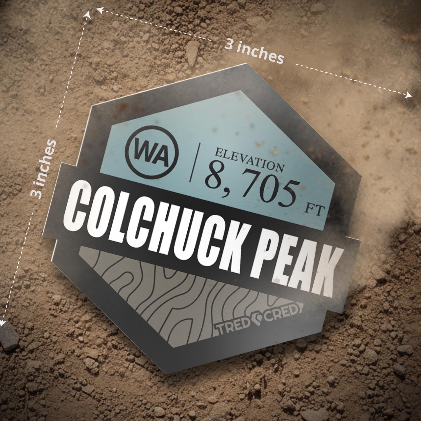 Sticker: Colchuck Peak