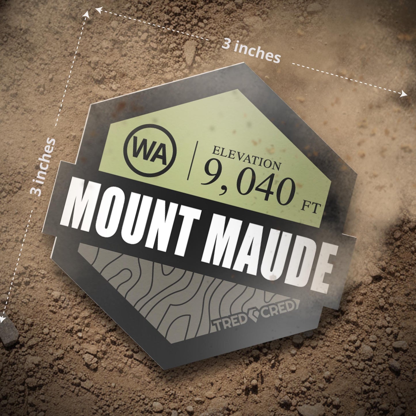 Sticker: Mount Maude
