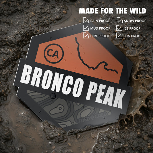 Sticker: Bronco Peak