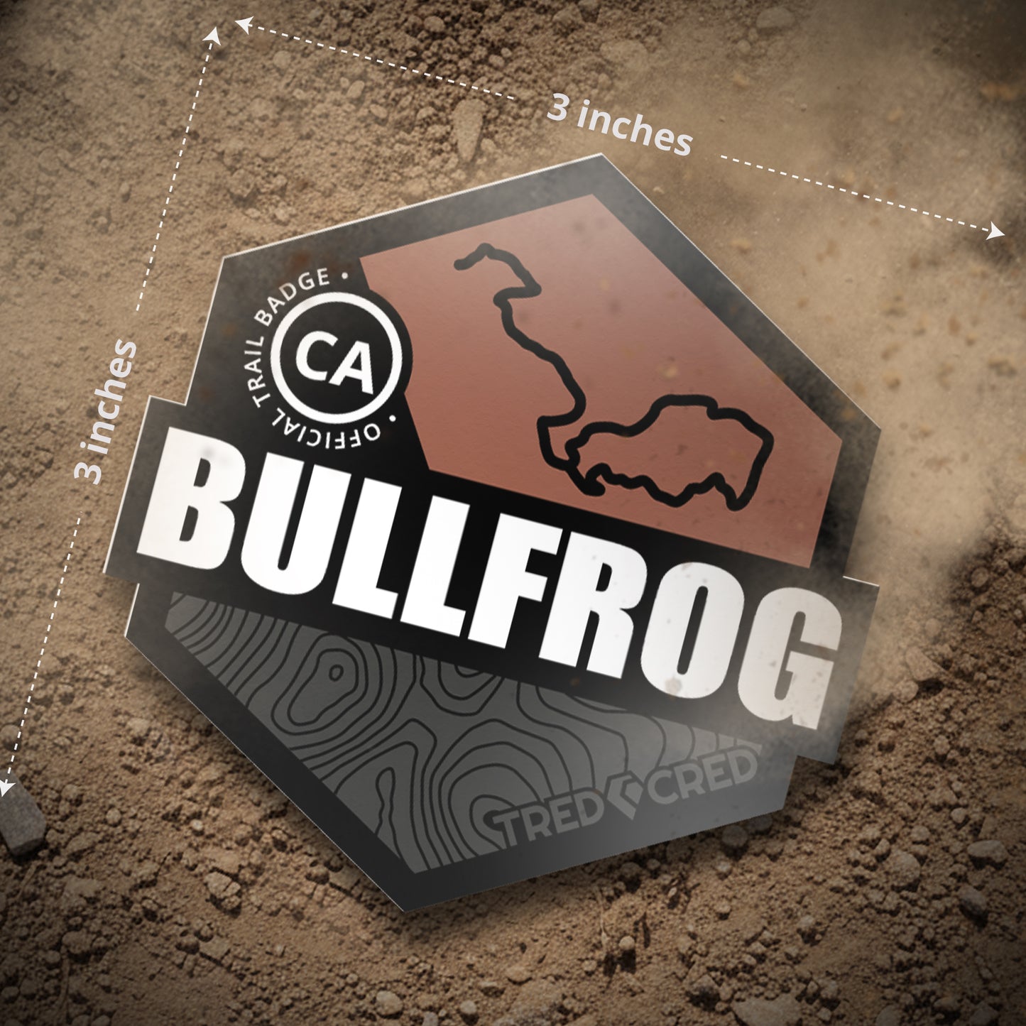 Sticker: Bull Frog