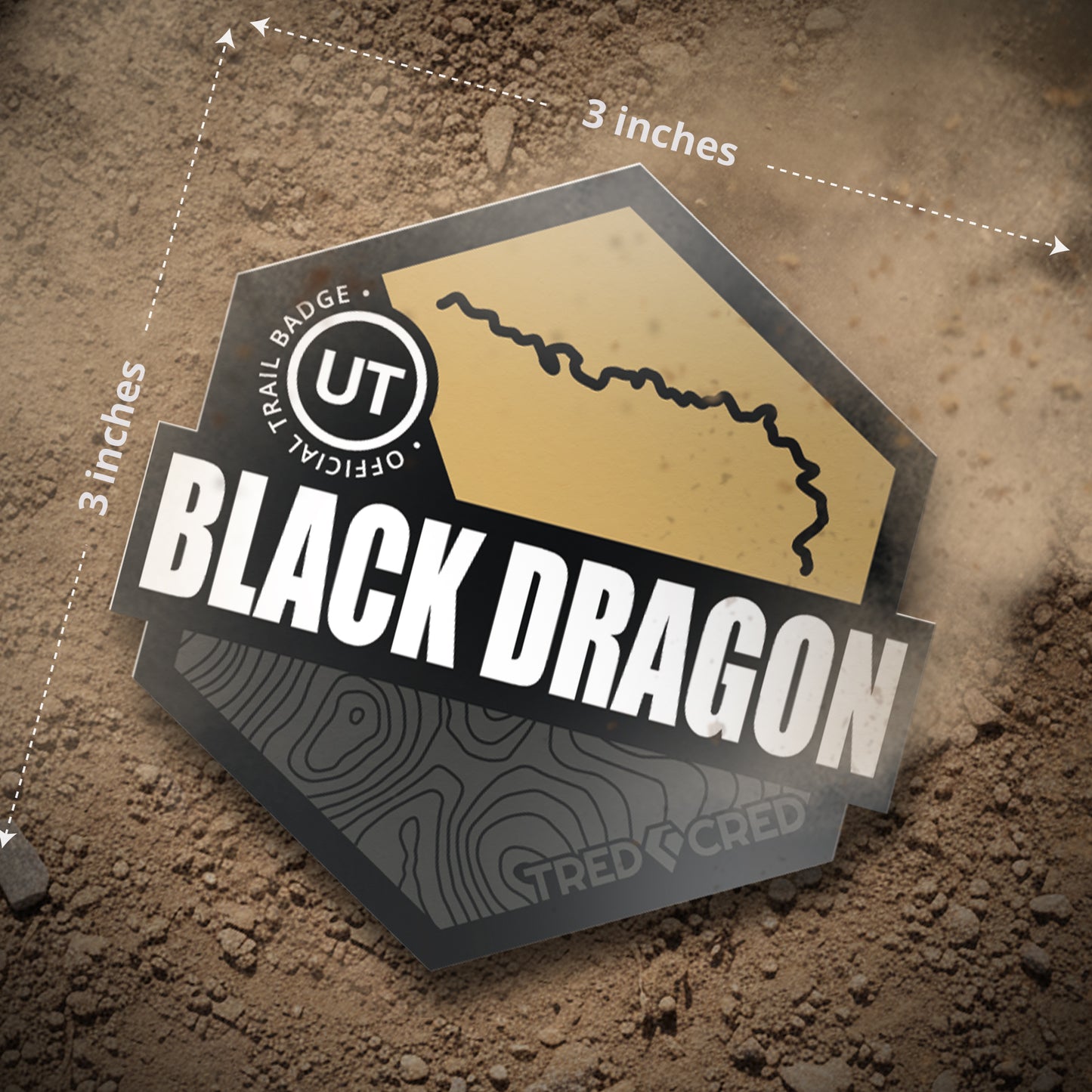 Sticker: Black Dragon Wash