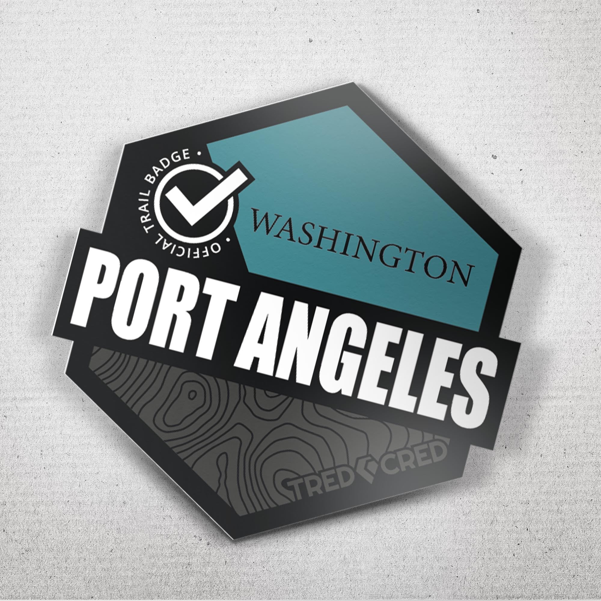 Sticker: Port Angeles – Tred Cred