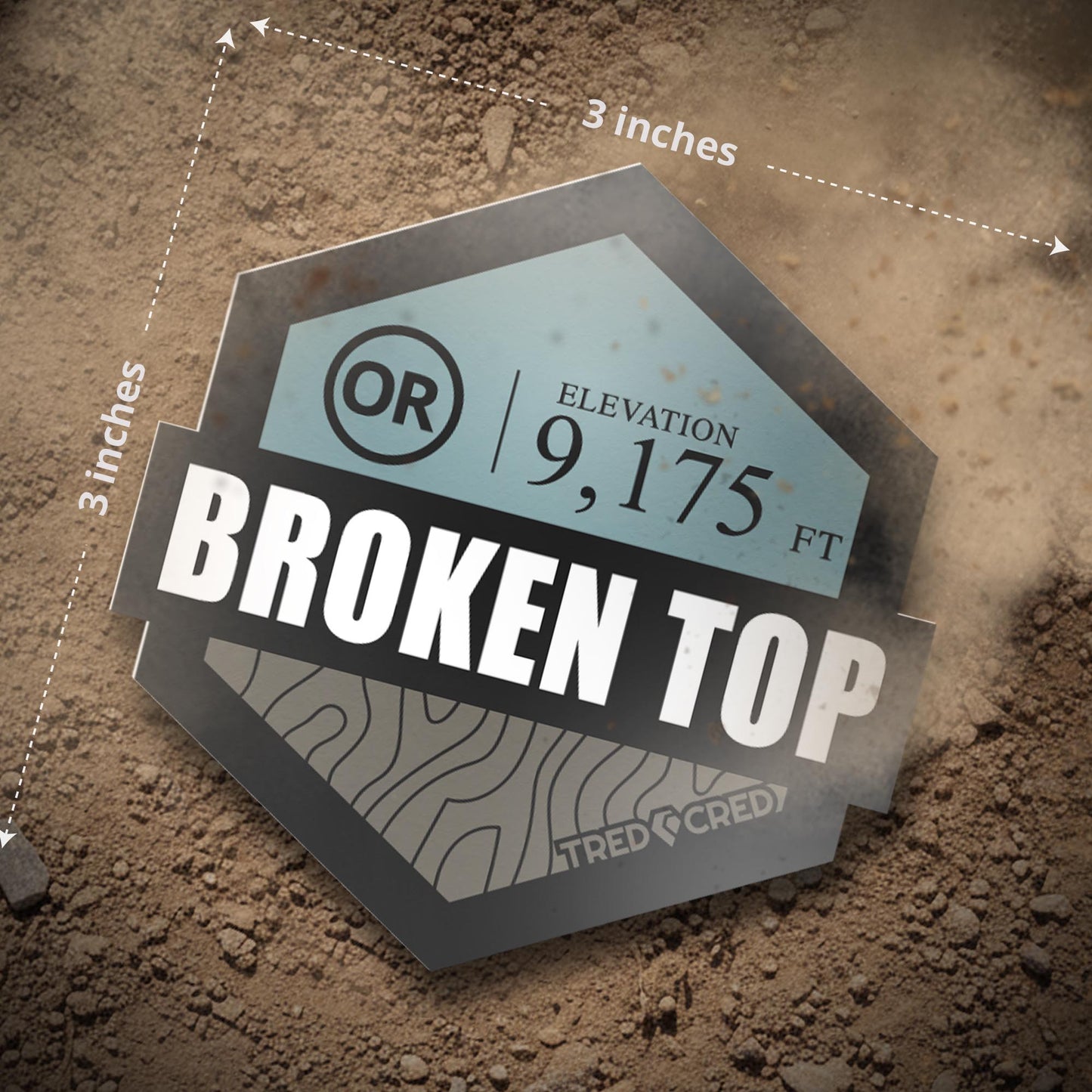 Sticker: Broken Top
