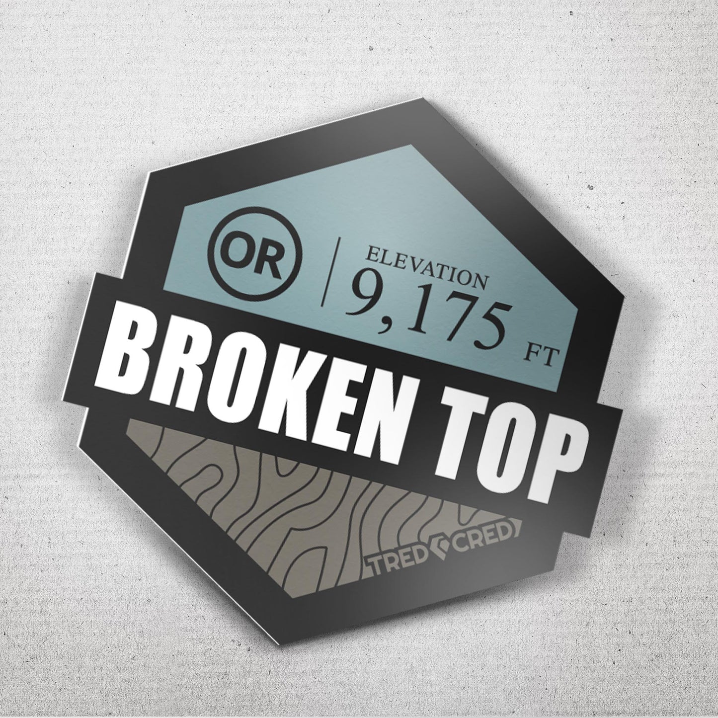 Sticker: Broken Top