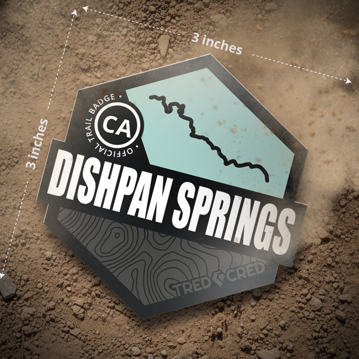 Sticker: Dishpan Springs