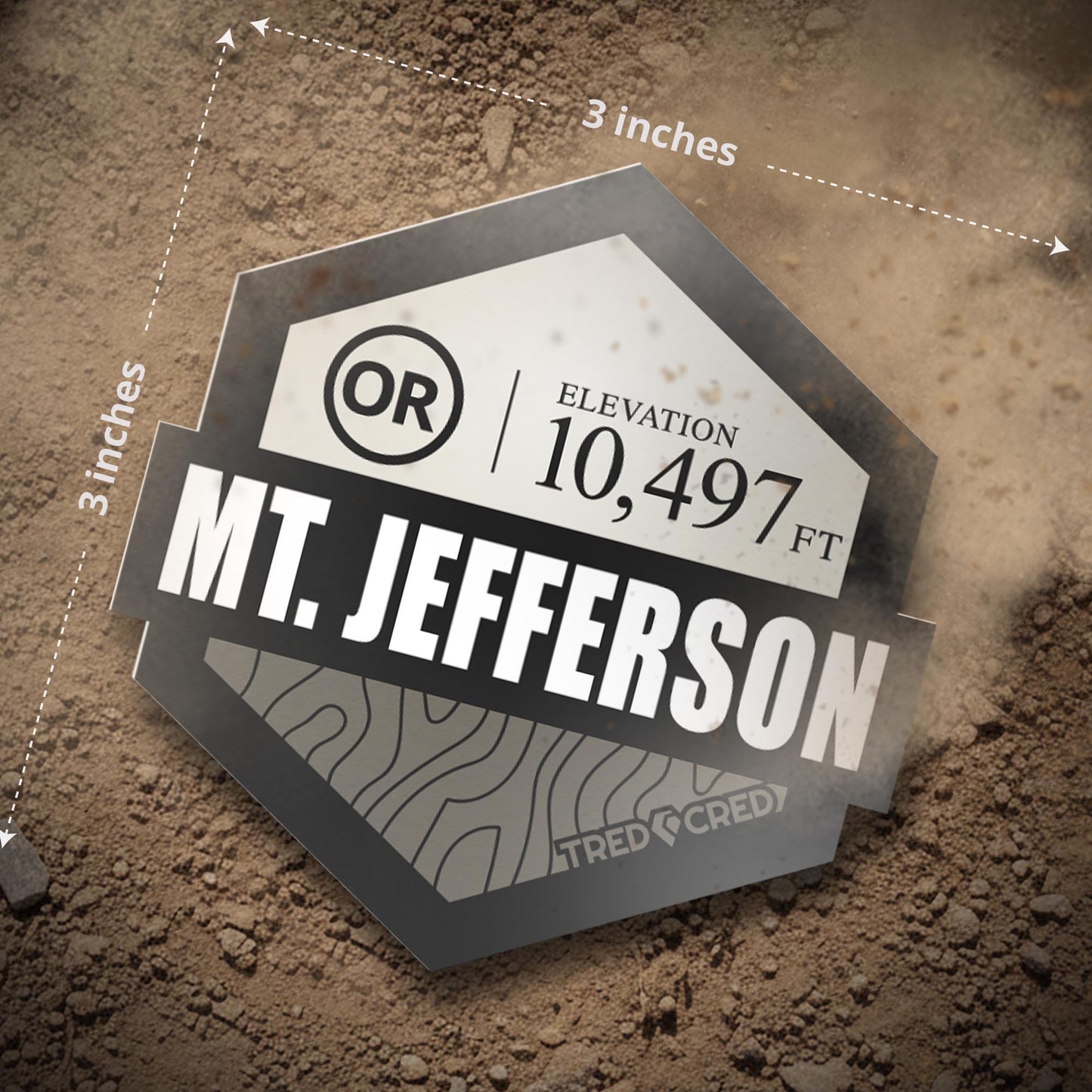 Sticker: Mount Jefferson