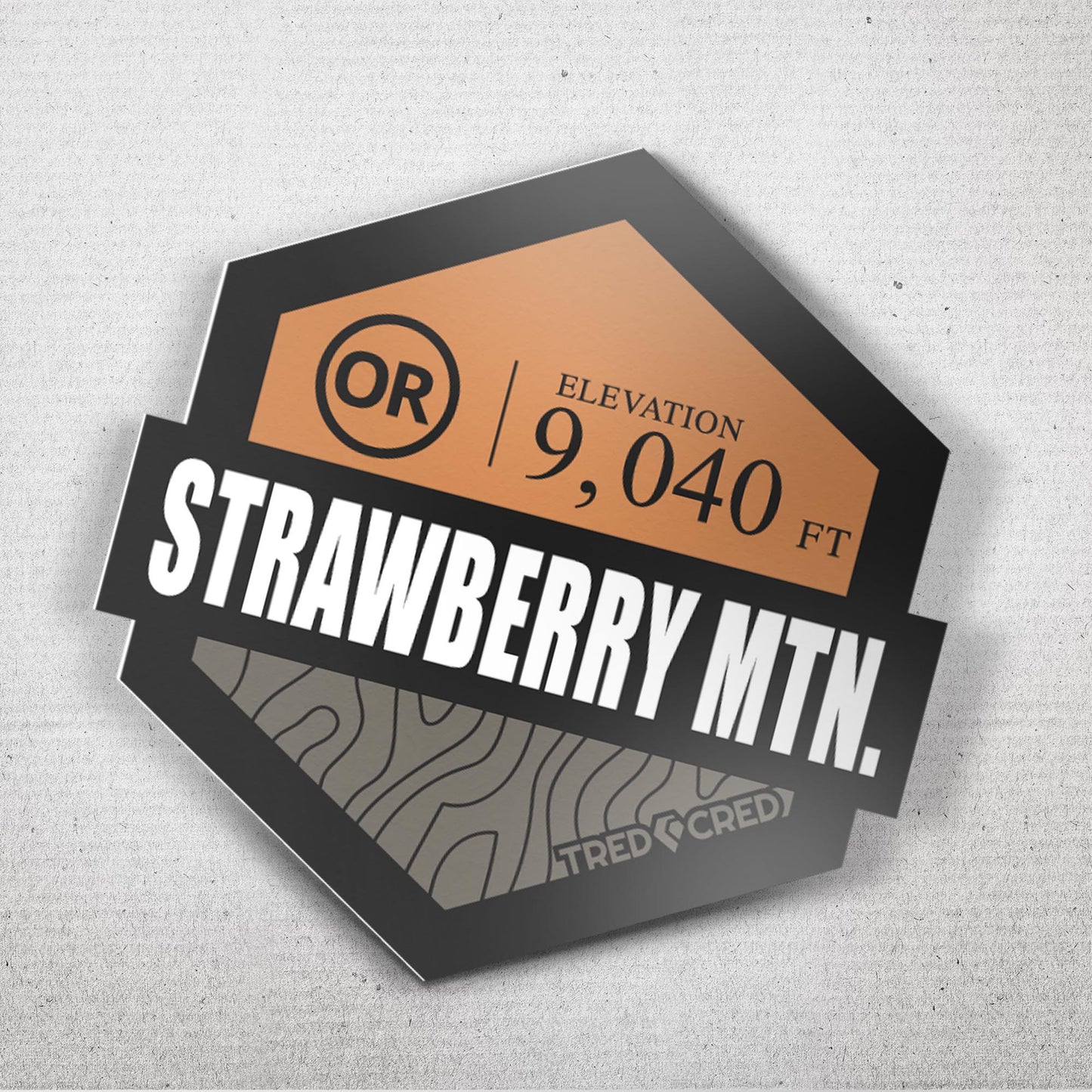 Sticker: Strawberry Mountain