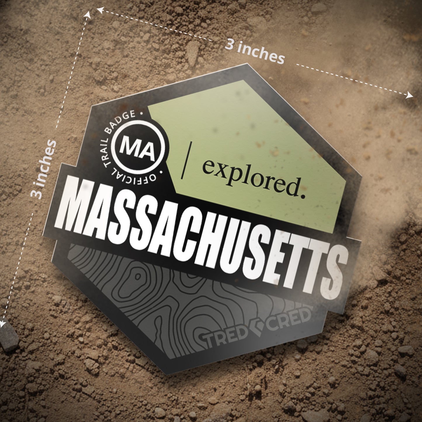 Sticker: Massachusetts