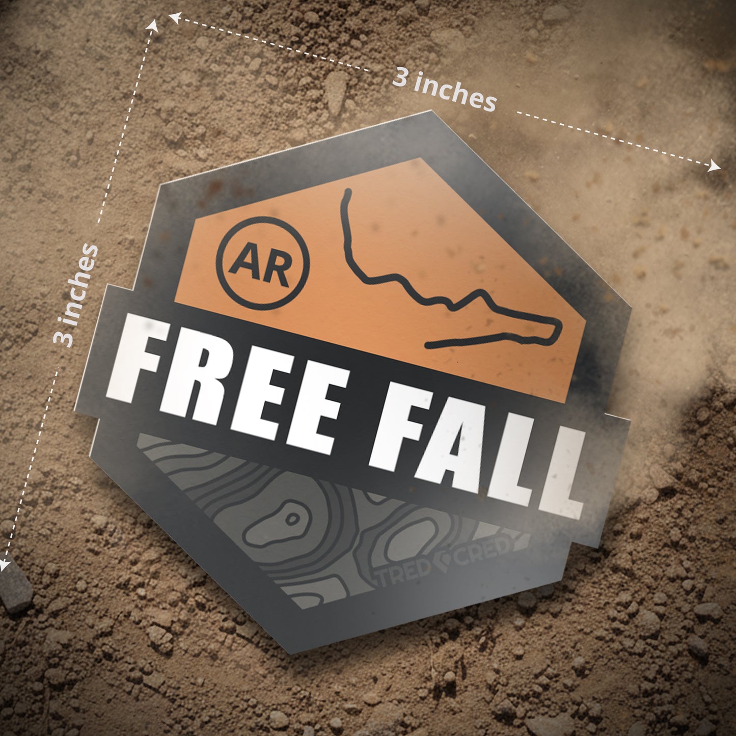 Sticker: Free Fall