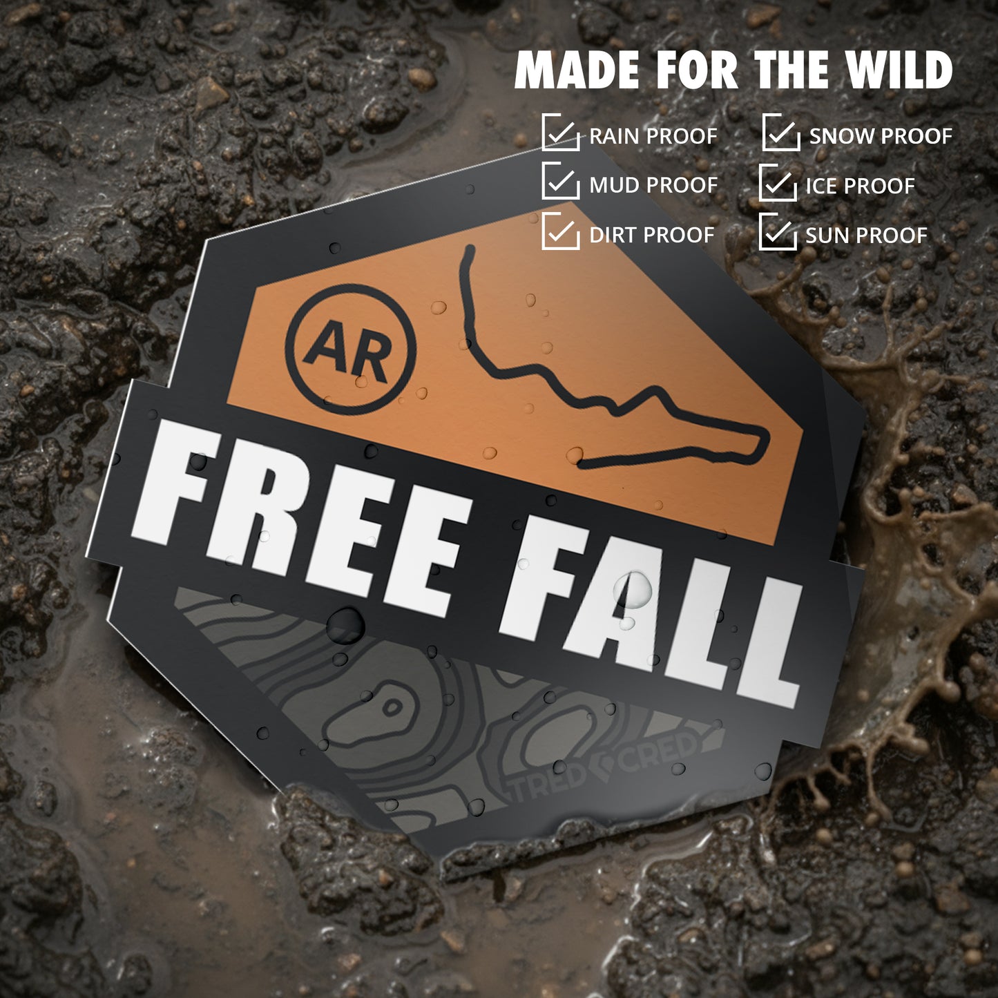 Sticker: Free Fall