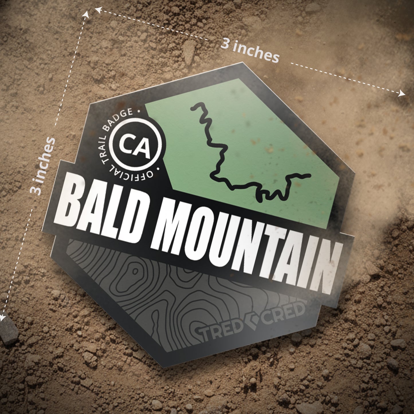 Sticker: Bald Mountian