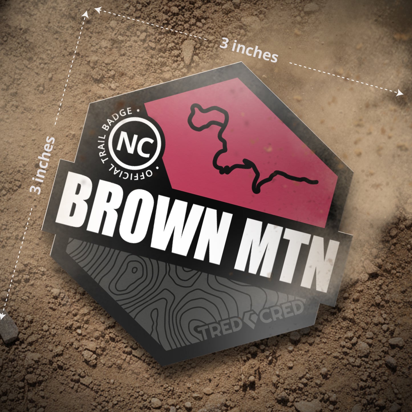 Sticker: Brown Mountain