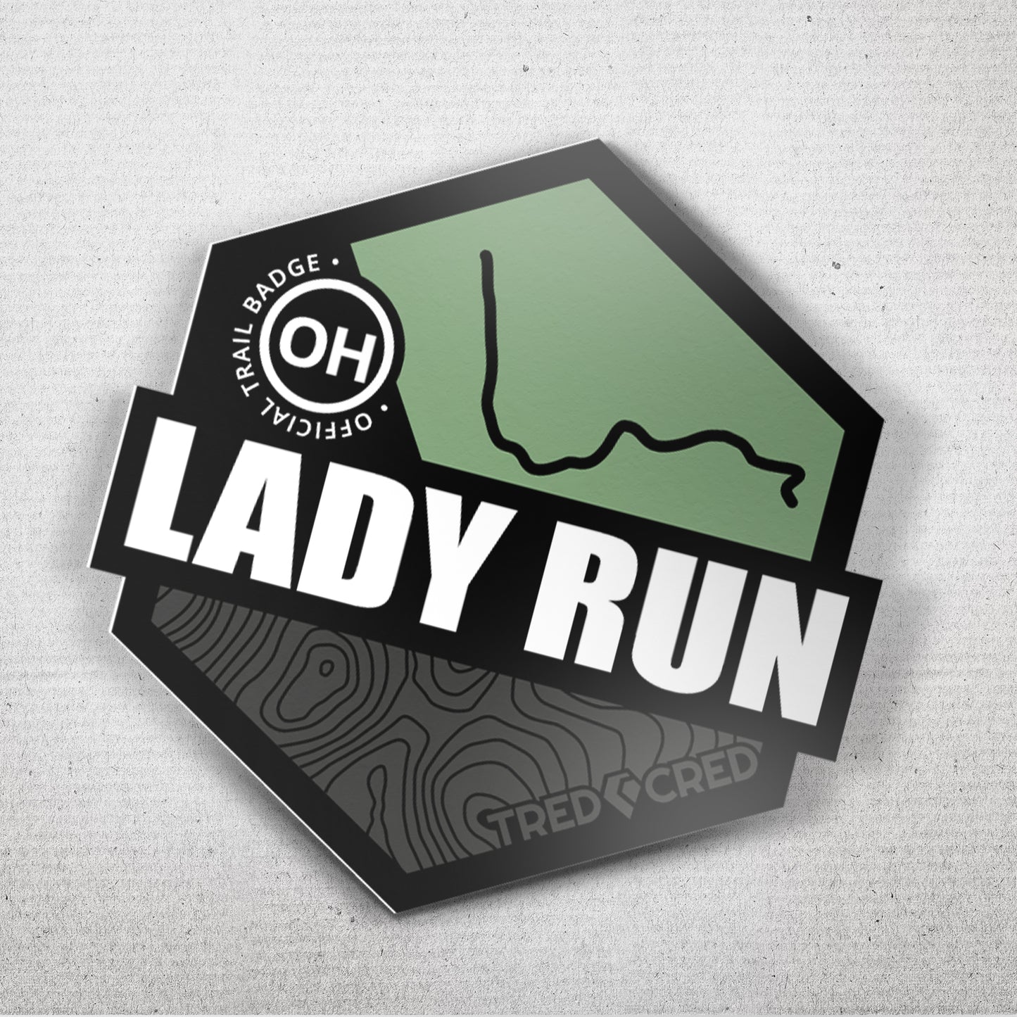 Sticker: Lady Run