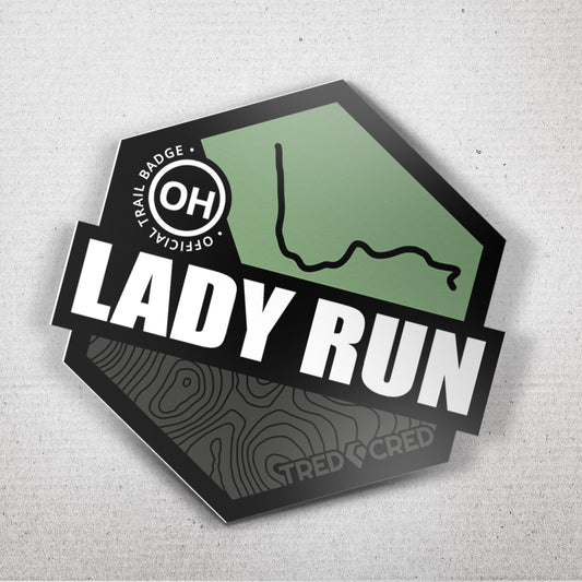 Sticker: Lady Run