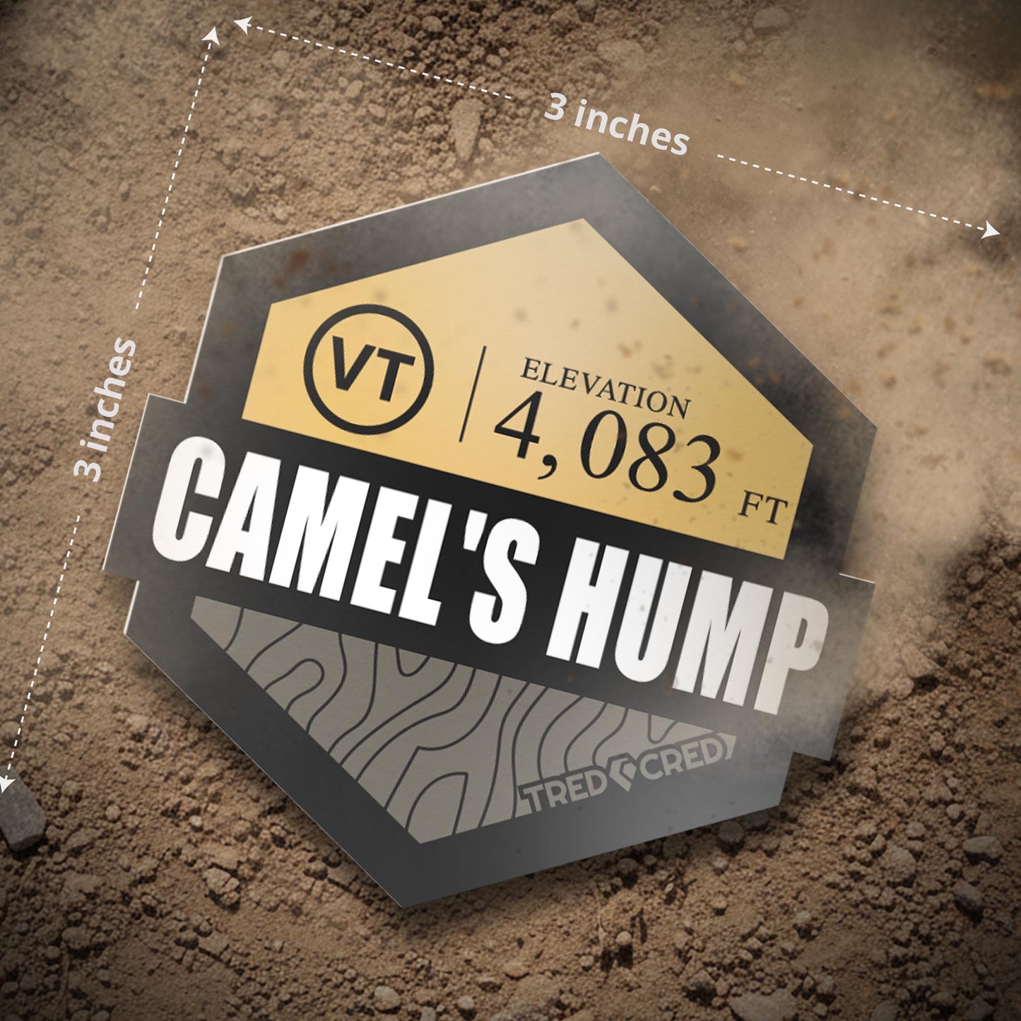 Sticker: Camel's Hump