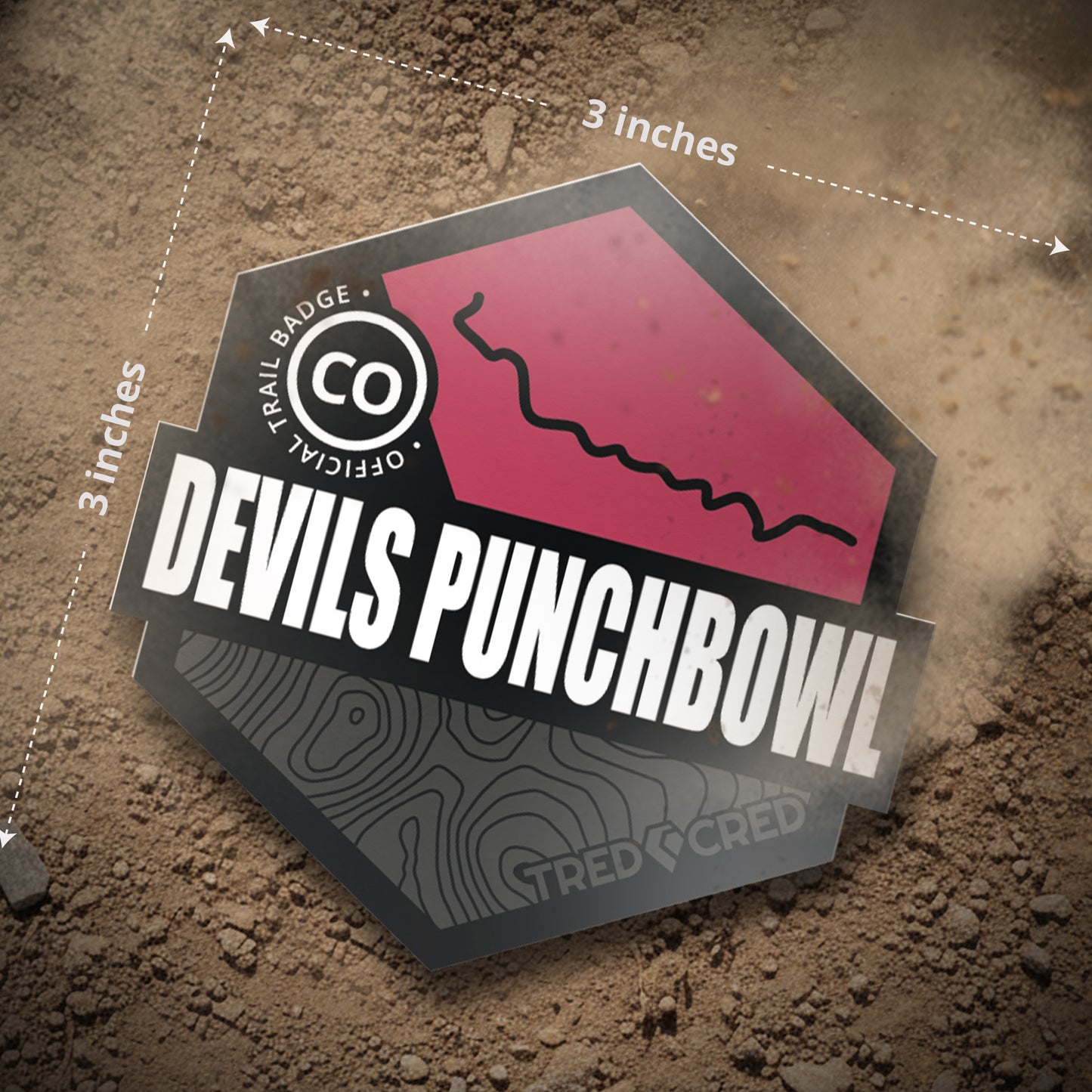 Sticker: Devil's Punchbowl
