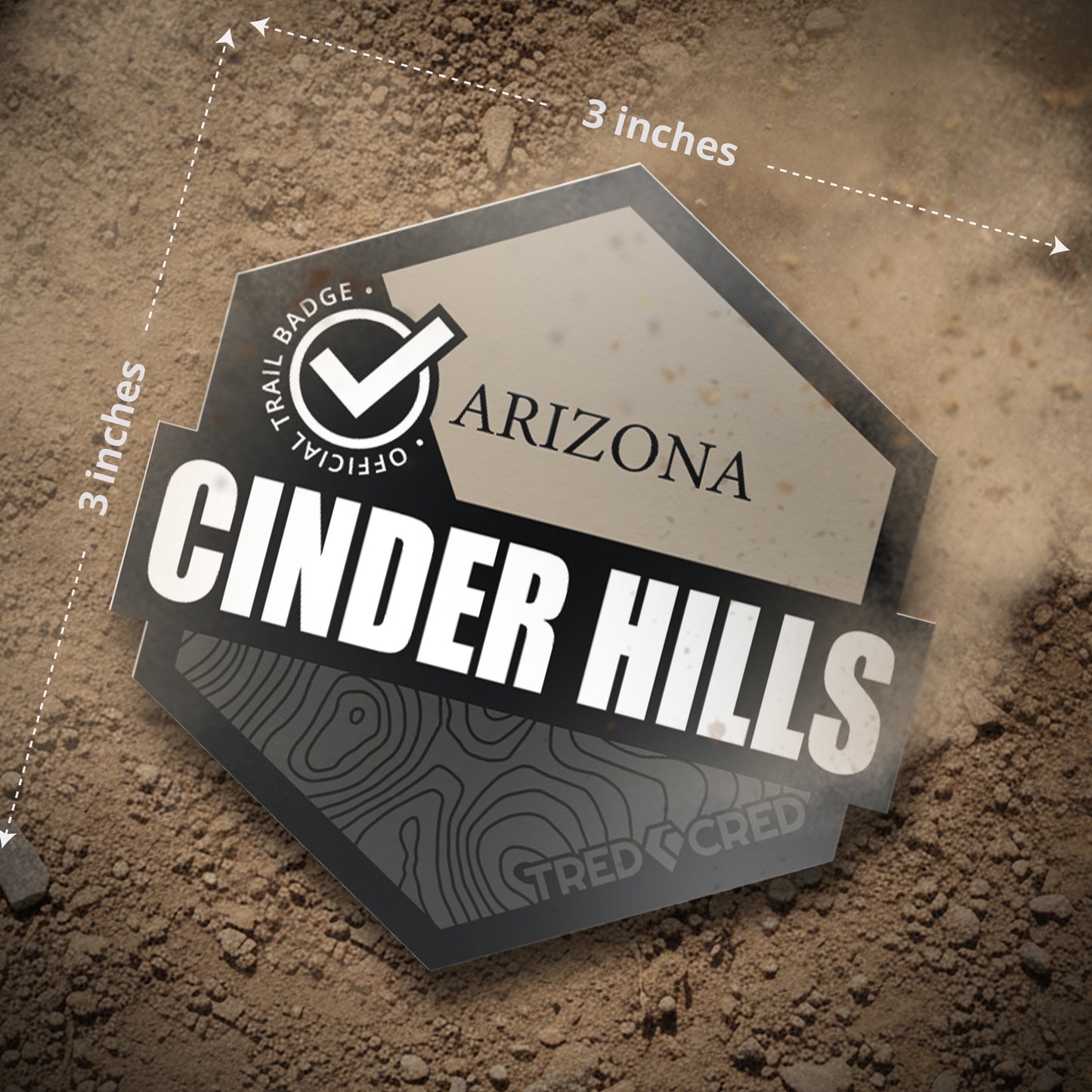 Sticker: Cinder Hills