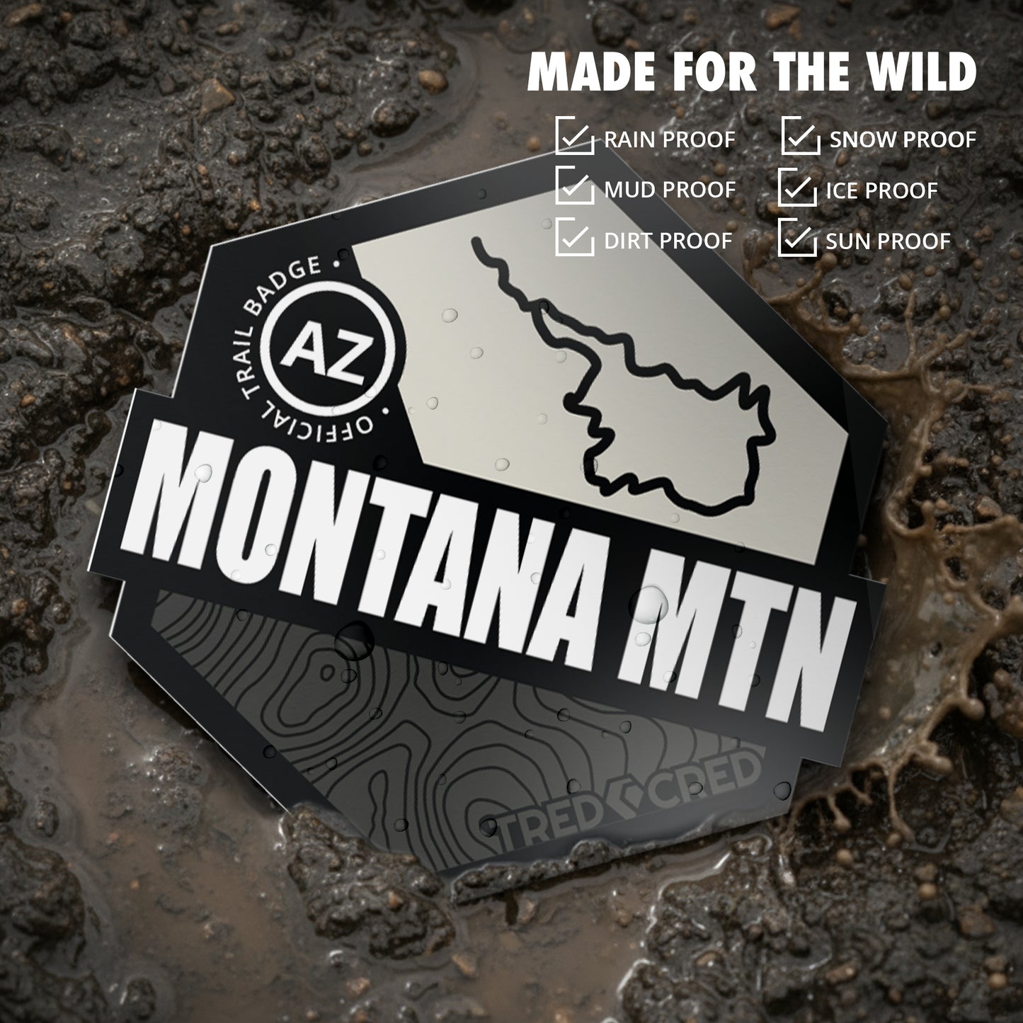 Sticker: Montana Mountain
