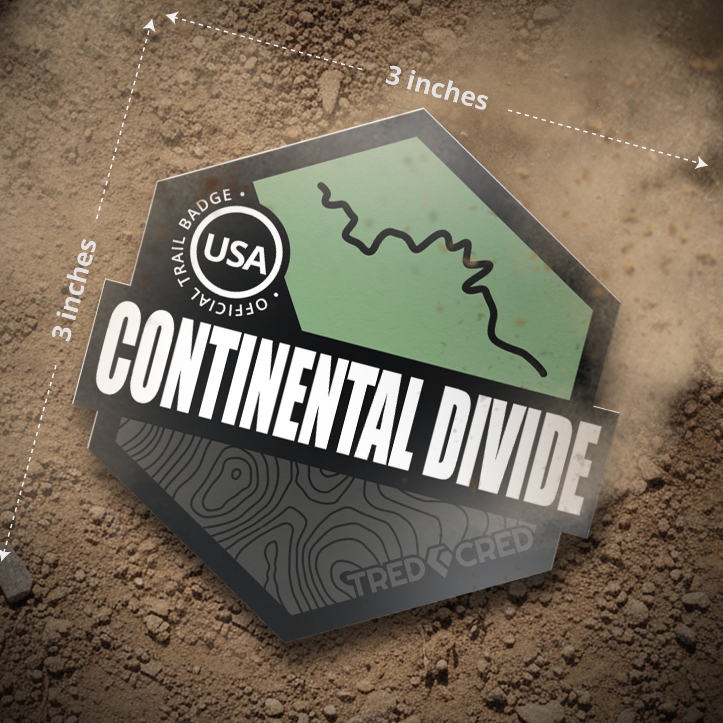 Sticker: Continental Divide