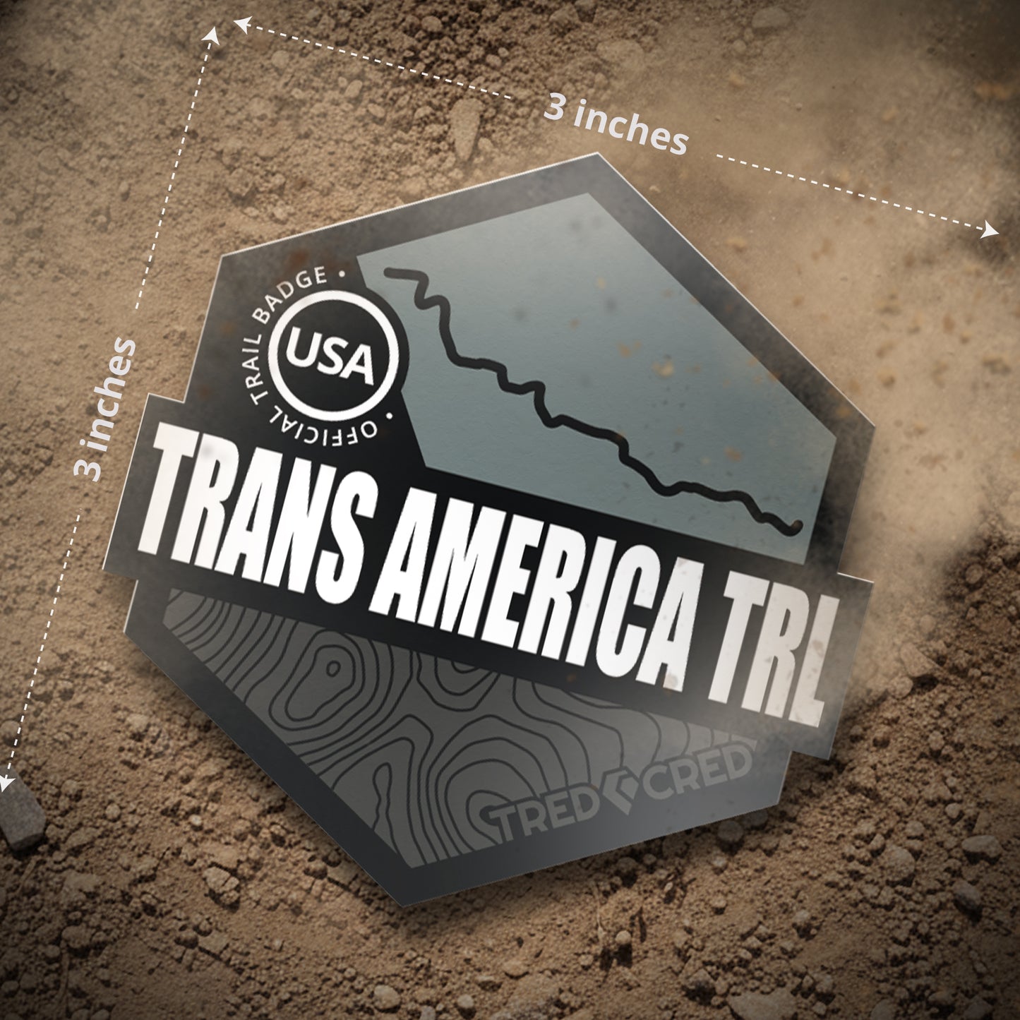 Sticker: Trans America