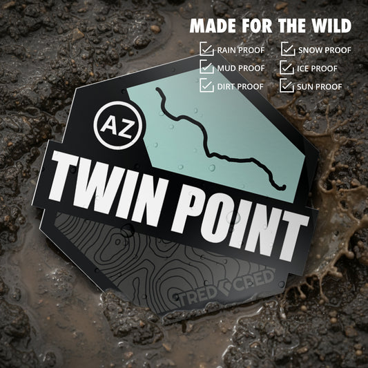Sticker: Twin Point