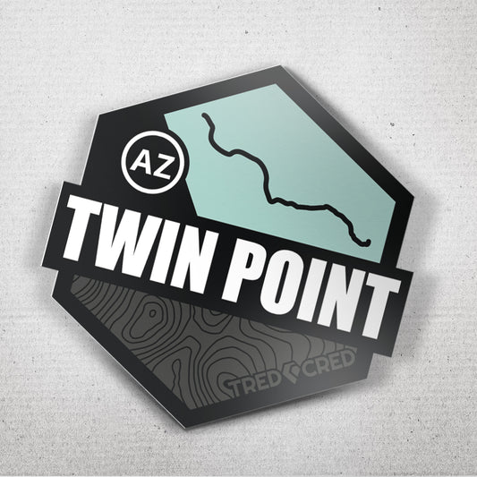 Sticker: Twin Point