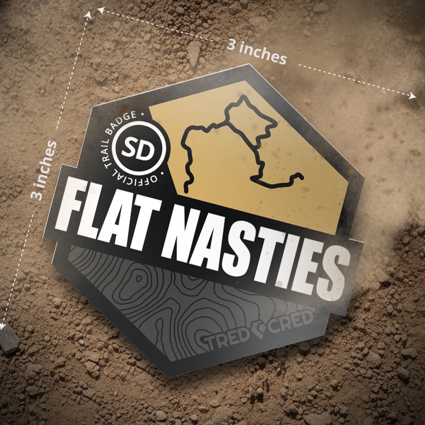 Sticker: Flat Nasties