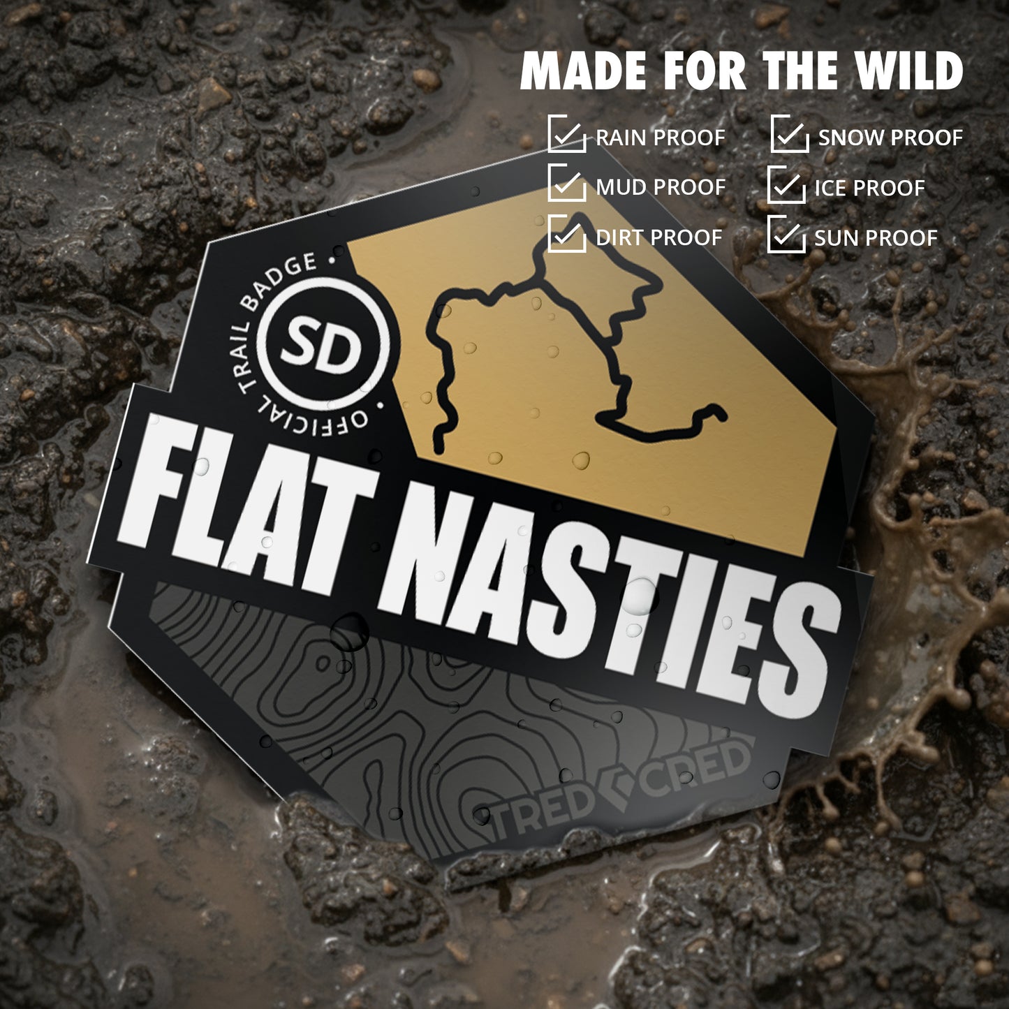 Sticker: Flat Nasties