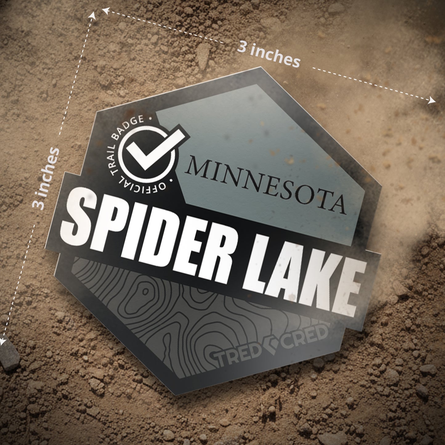 Sticker: Spider Lake