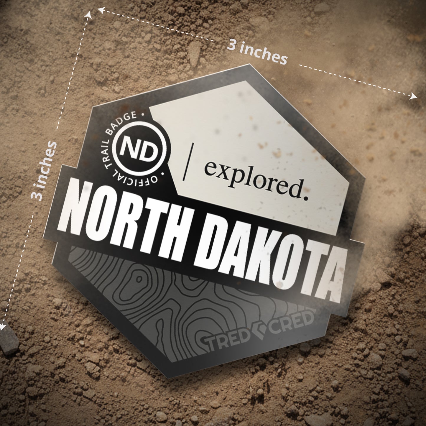 Sticker: North Dakota