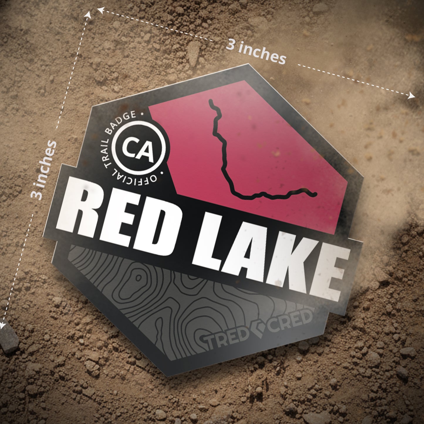 Sticker: Red Lake