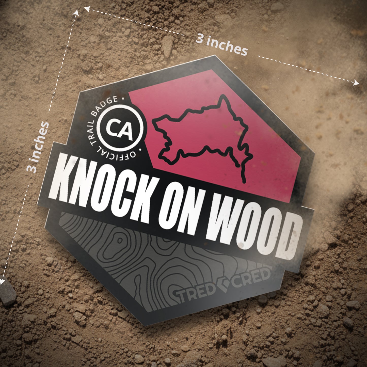 Sticker: Knock On Wood