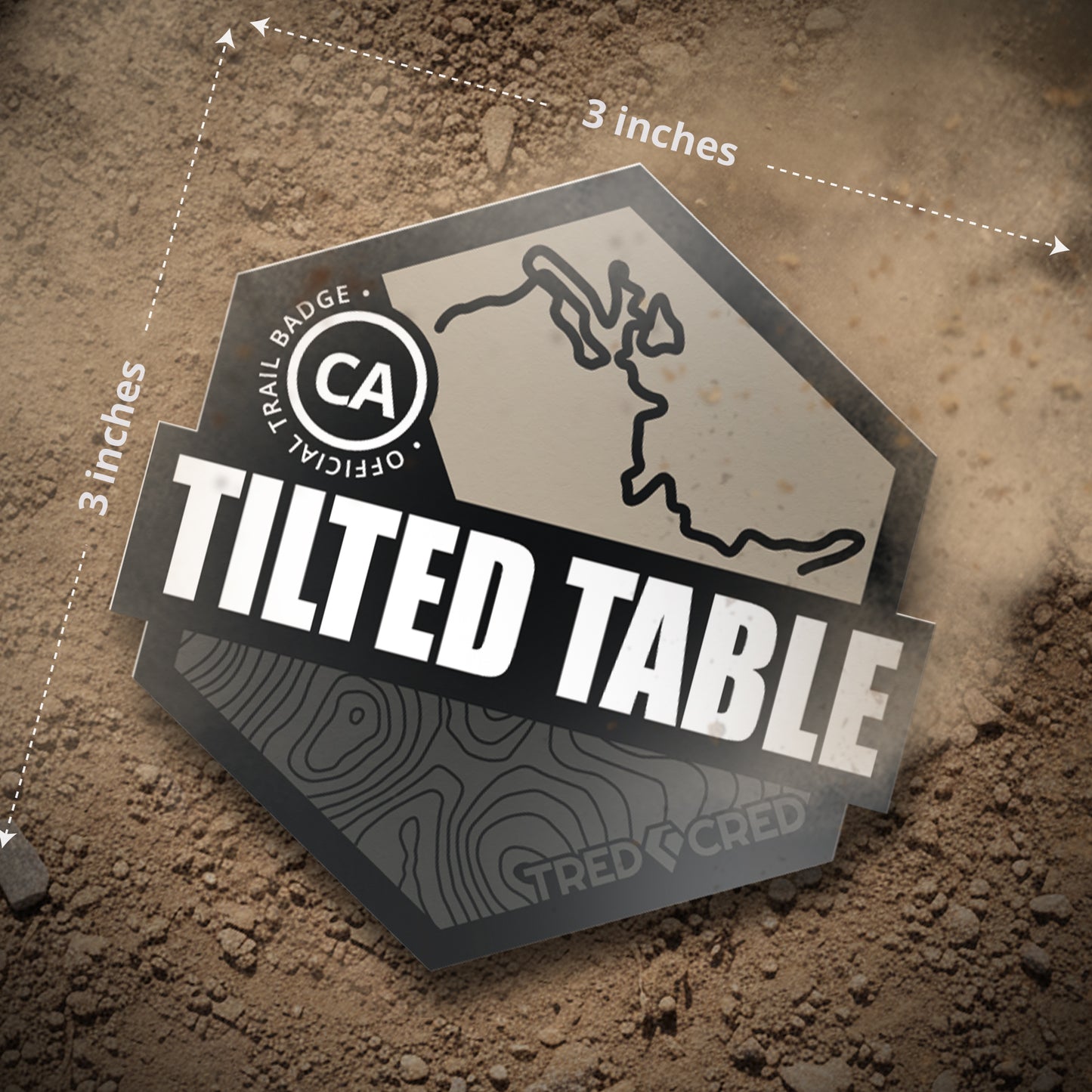 Sticker: Tilted Table
