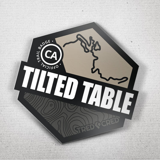 Sticker: Tilted Table