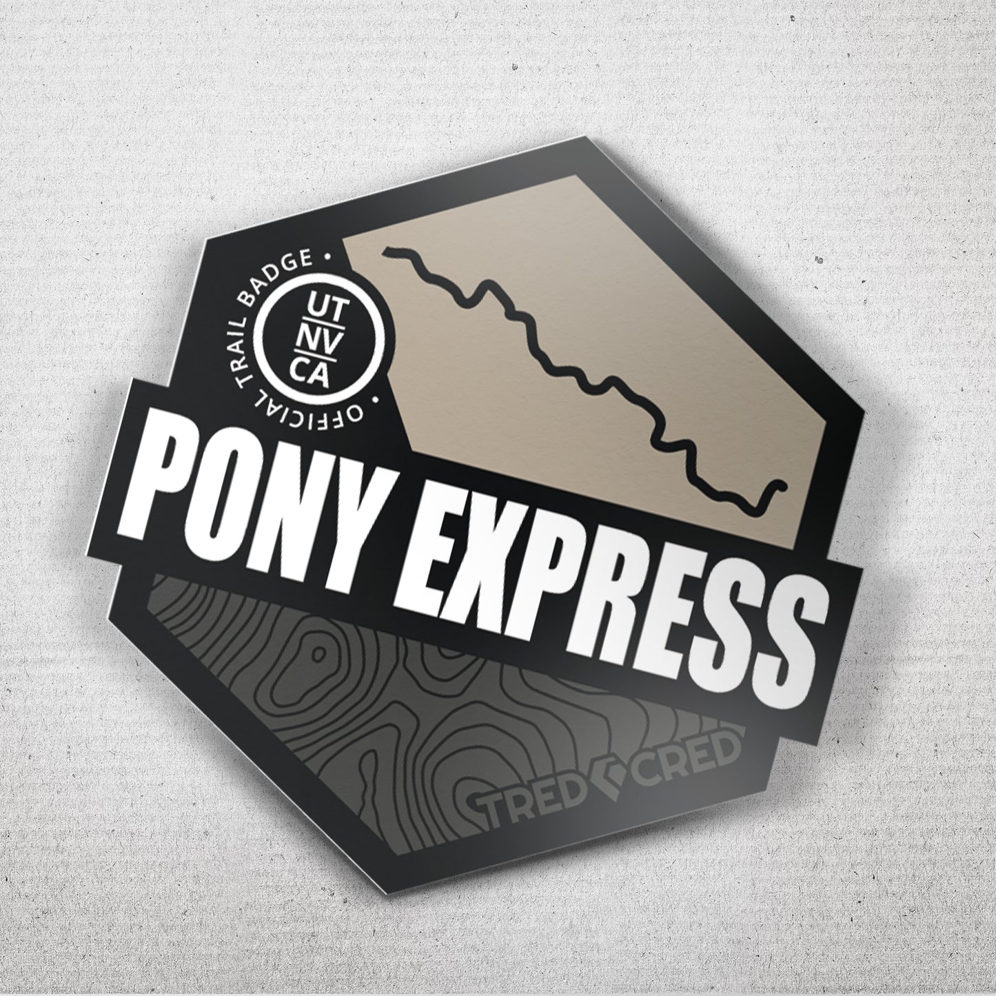 Sticker: Pony Express (West)