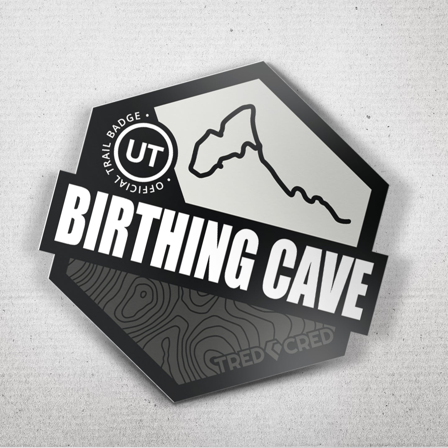 Sticker: Birthing Cave Behind the Reservoir