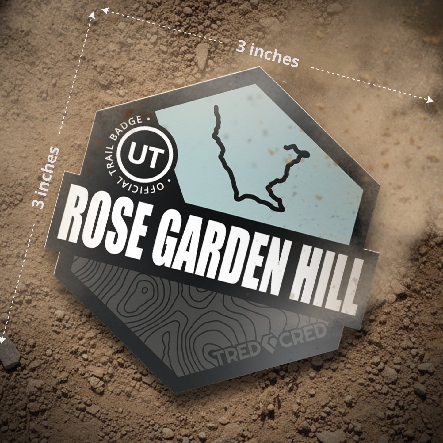 Sticker: Rose Garden Hill