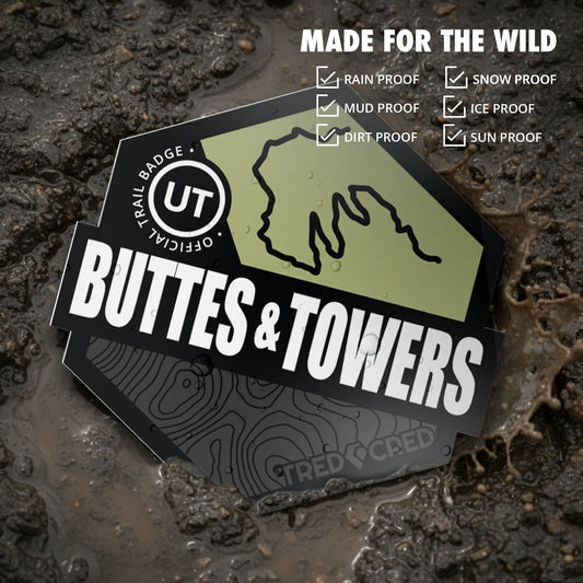 Sticker: Buttes and Towers