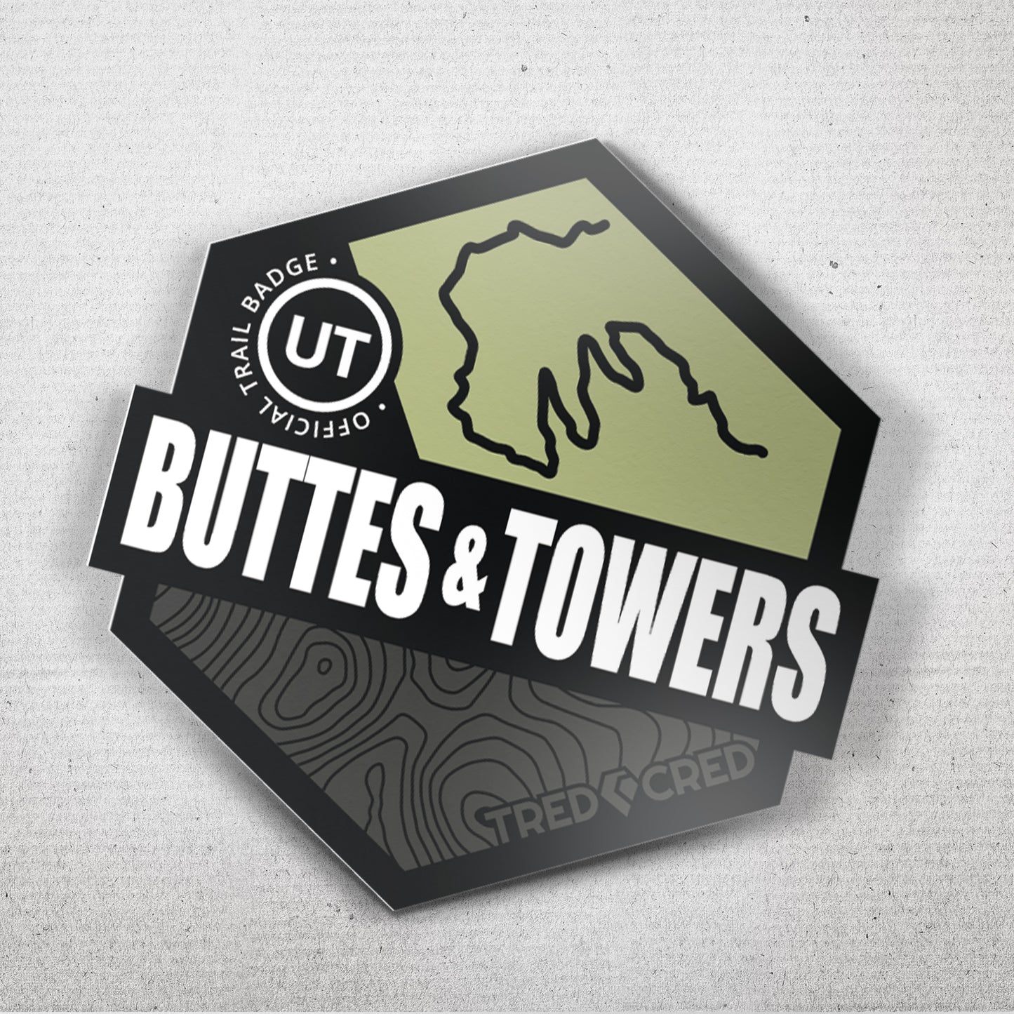 Sticker: Buttes and Towers