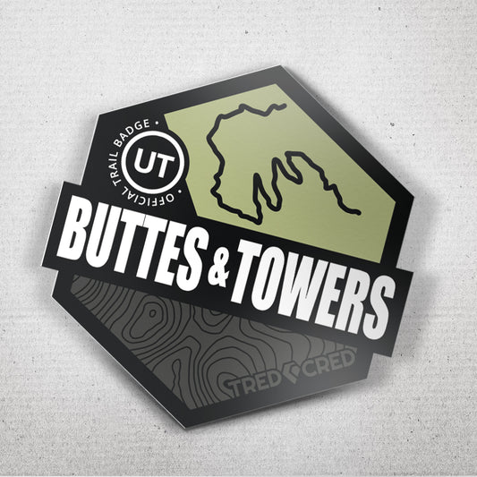 Sticker: Buttes and Towers
