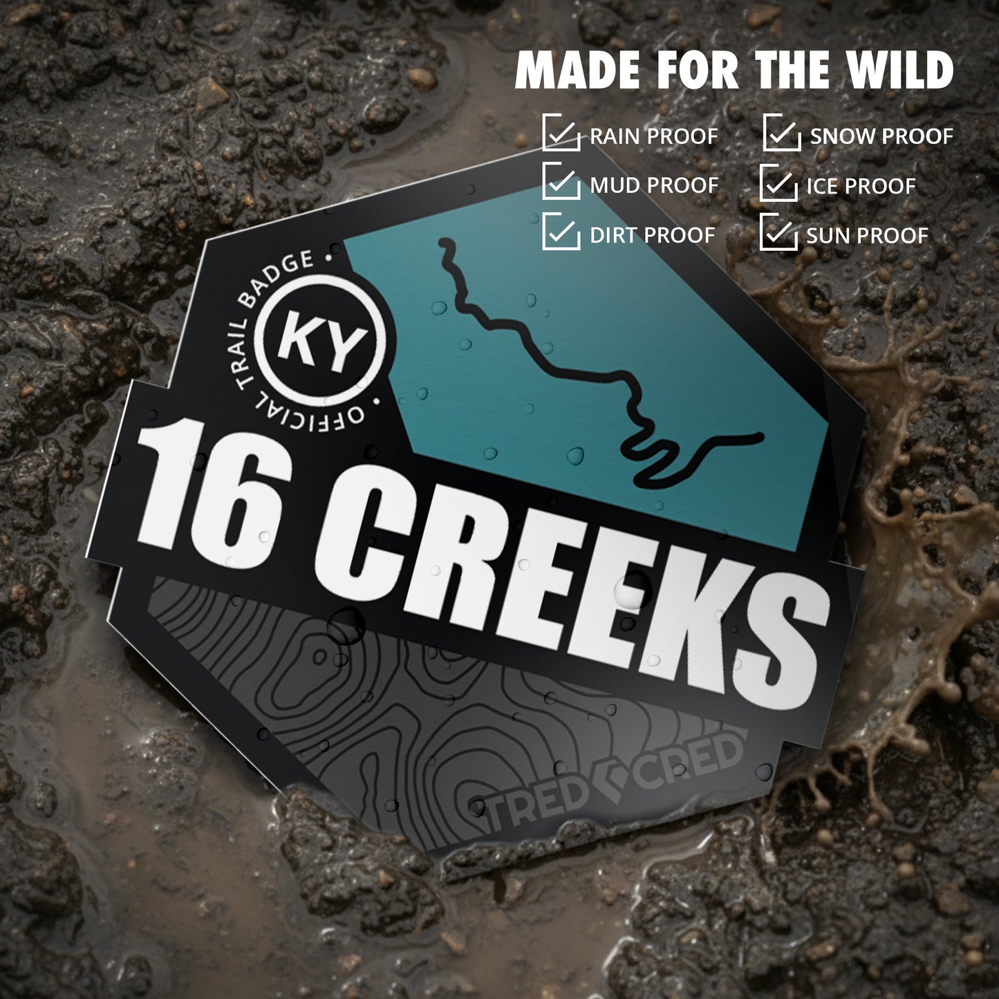 Sticker: 16 Creeks