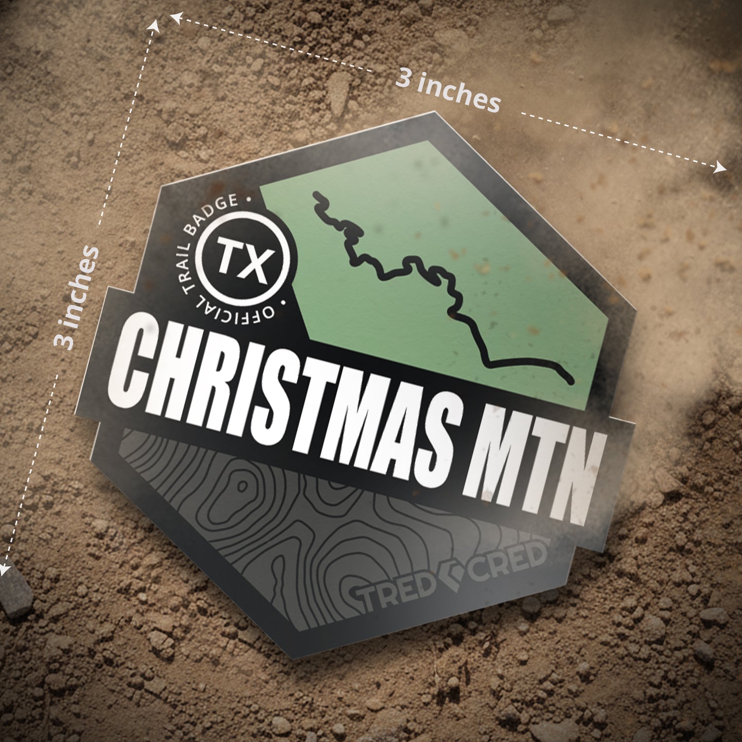 Sticker: Christmas Mountain