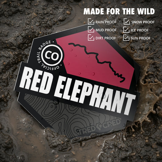 Sticker: Red Elephant Hill