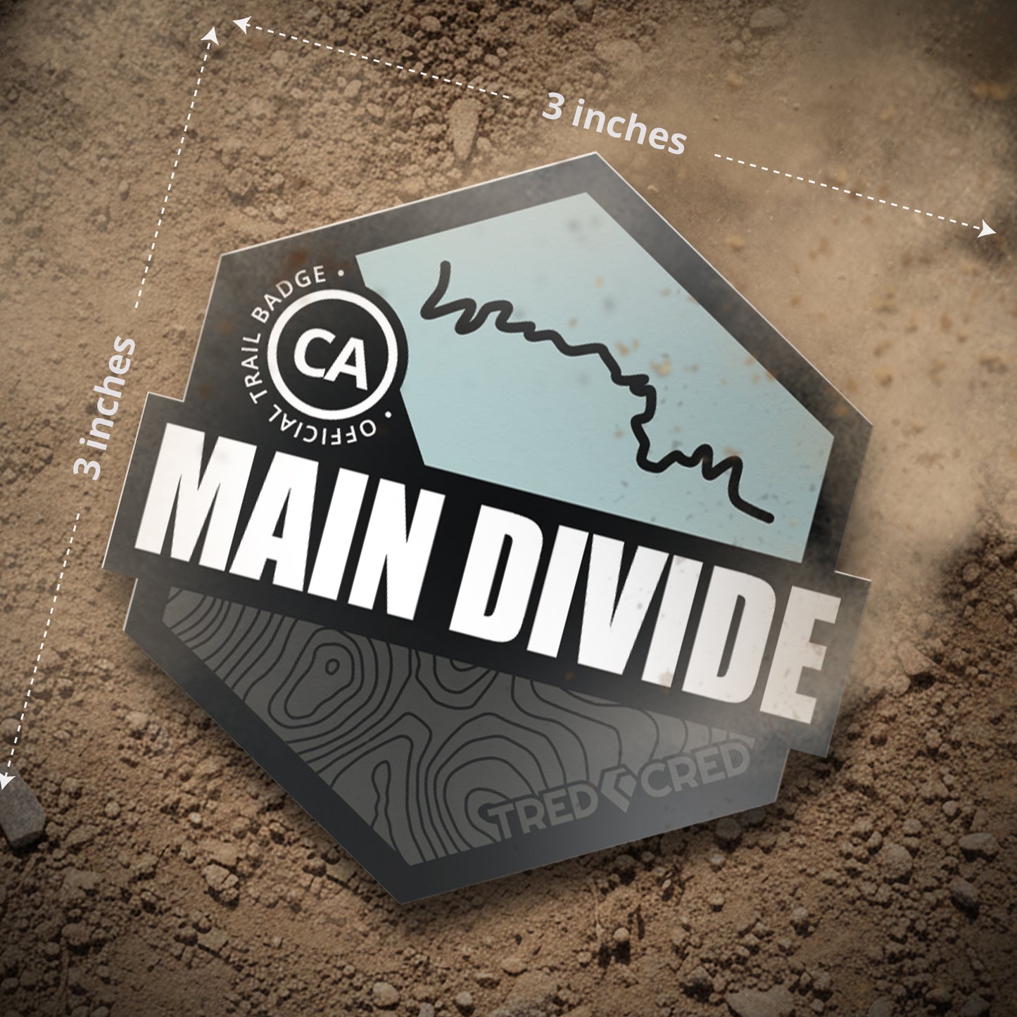 Sticker: Main Divide