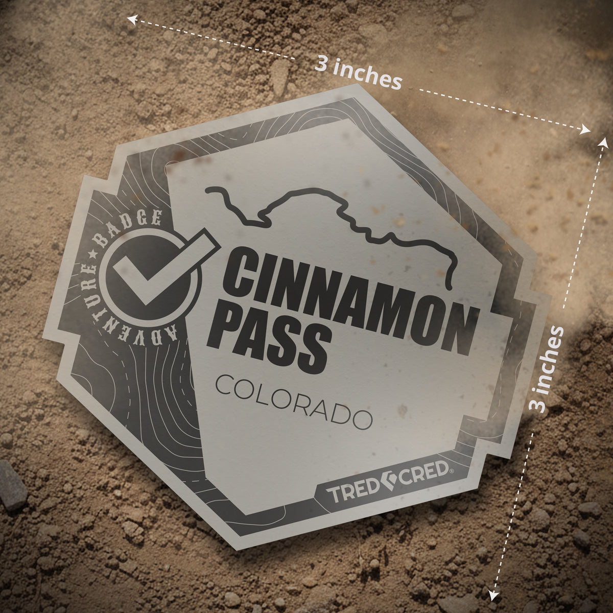 Sticker: Cinnamon Pass
