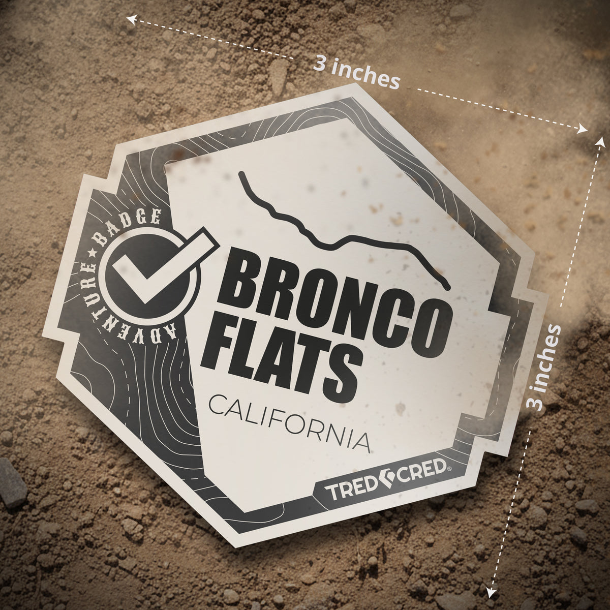 Sticker: Bronco Flats