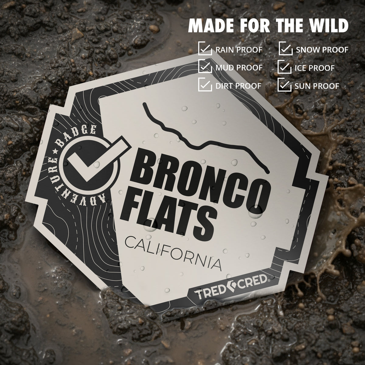 Sticker: Bronco Flats